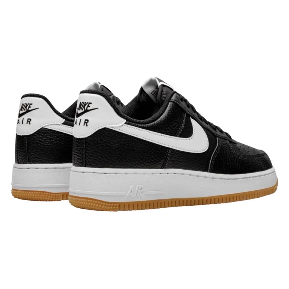 EUC Nike Air Force 1 ’07 Black White Gum Sneakers - Picture 4 of 13